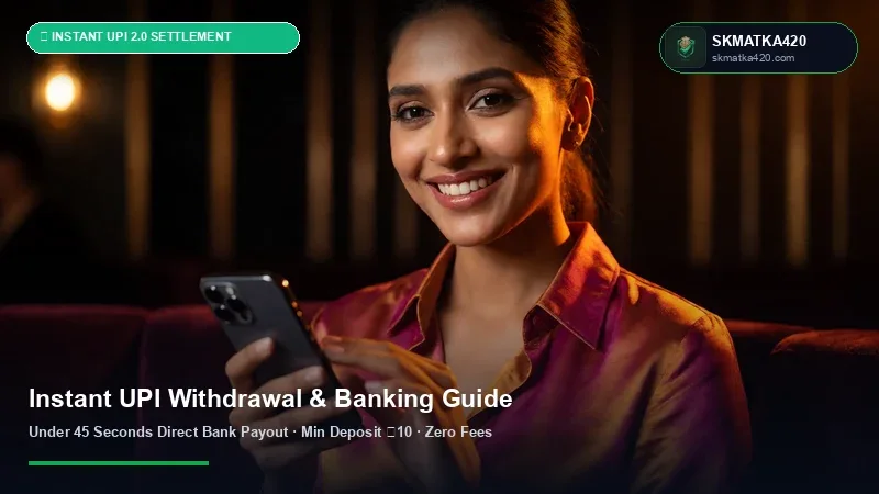 SKMATKA420 Instant UPI Withdrawal & ₹20 INR Deposit Tutorial